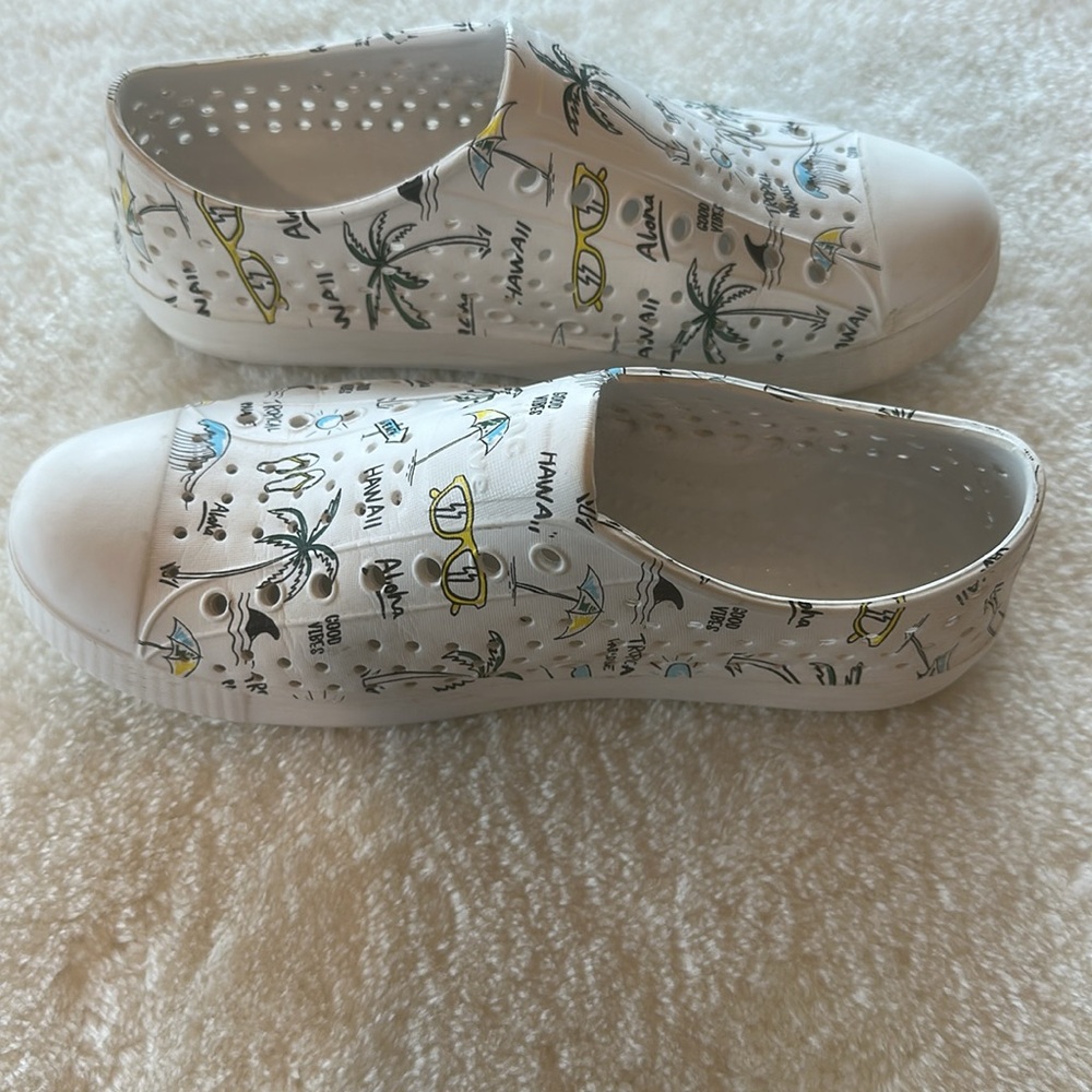 Native Aloha and Good vibe shoes